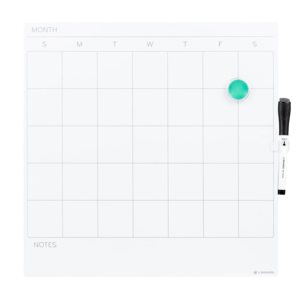 Dry erase board calendar magnetic